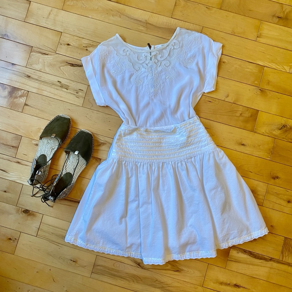 ZARA Top Size S & White Skirt
